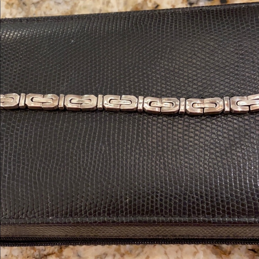 Sterling silver unisex bracelet - Picture 4 of 5